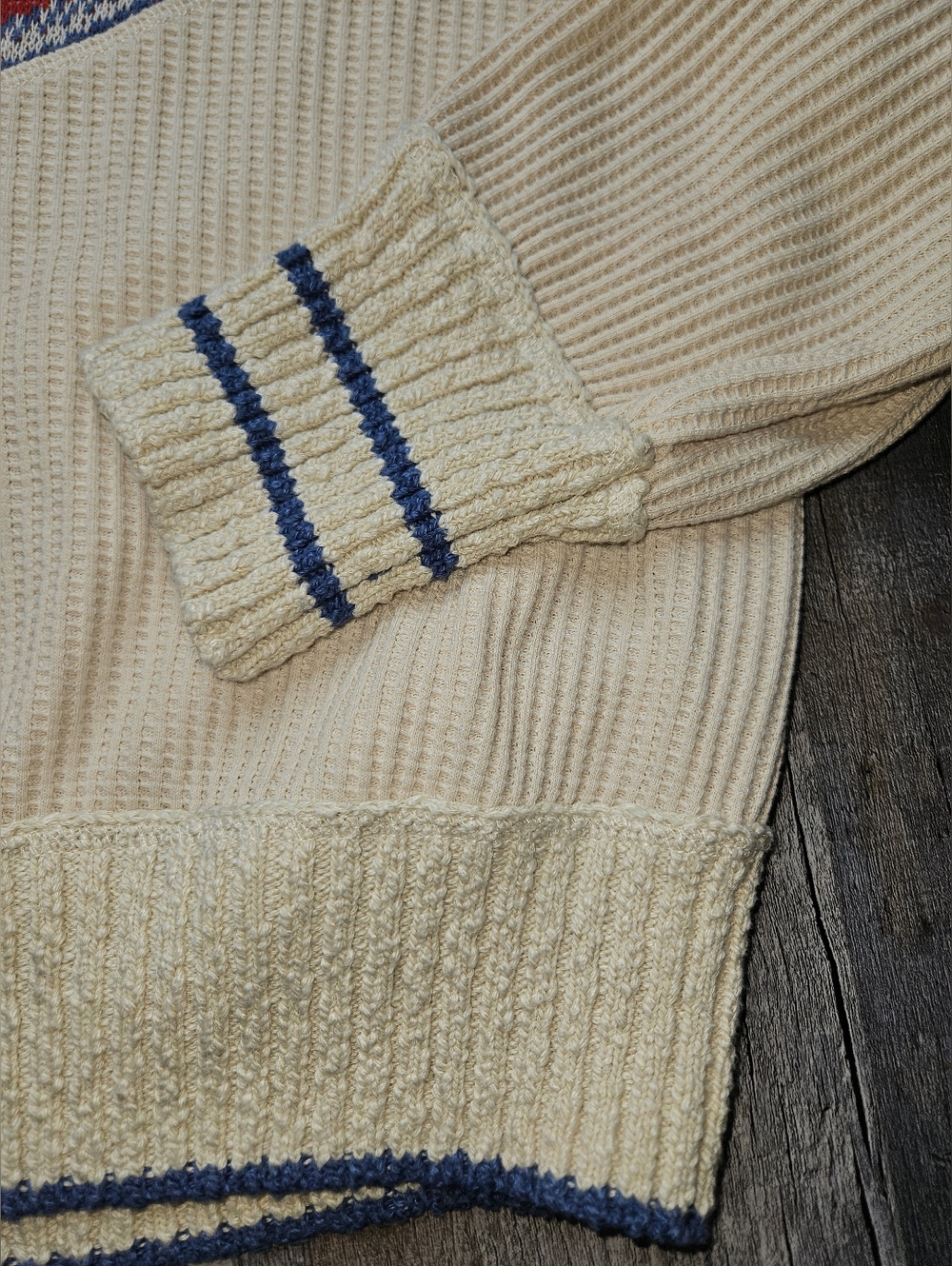 Free People Geo Party Pullover Ivory Medium - Picture 5 of 10